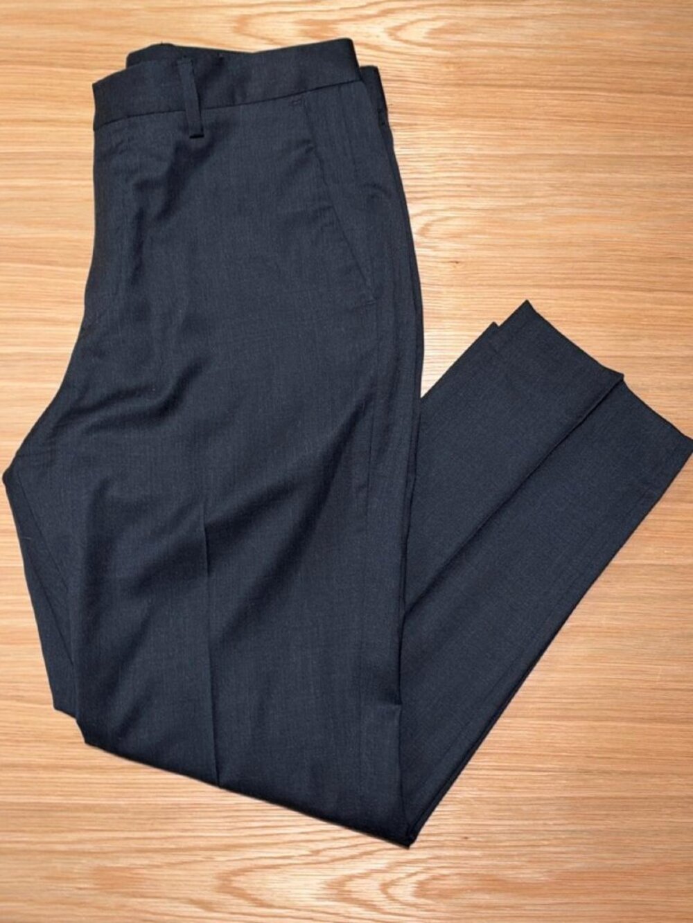 Bonobos Jetsetter Athletic Fit Charcoal Gray Wool Suit Pants Trousers 32x28